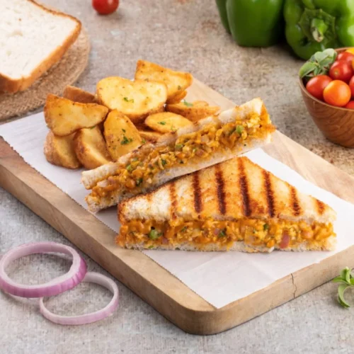 Grilled Tandoori Veggie Sandwich